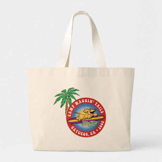 Strand-Gehende Tasche! Jumbo Stoffbeutel (Vorne)