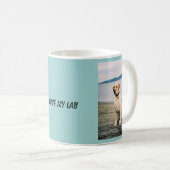 Strand-gelber Labrador Kaffeetasse (VorderseiteRechts)