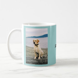 Strand-gelber Labrador Kaffeetasse