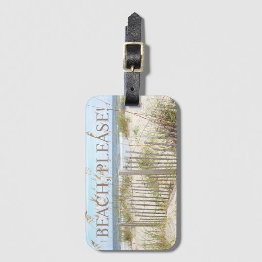 Strand Gepäckanhänger (Vorderseite Vertikal)