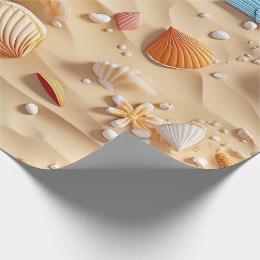 Strand Geschenkpapier (Ecke)