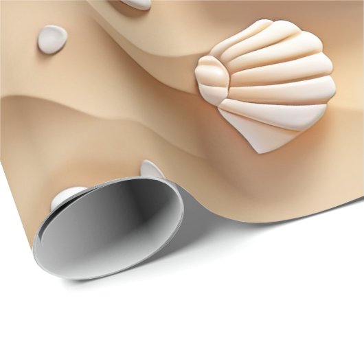 Strand Geschenkpapier (Rolleneckpunkt)