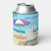 Strand gesegnet Can Cooler Dosenkühler (Kanne Rückseite)