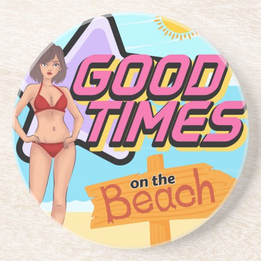 Strand Getränkeuntersetzer (Vorne)