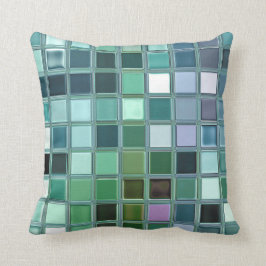 Strand-Glasmosaik-Fliesen-Kunst Kissen