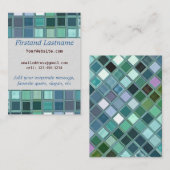 Strand-Glasmosaik-Fliesen-Kunst Visitenkarte (Vorne/Hinten)