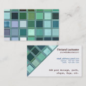 Strand-Glasmosaik-Fliesen-Kunst Visitenkarte (Vorne/Hinten)