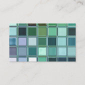 Strand-Glasmosaik-Fliesen-Kunst Visitenkarte (Vorderseite)