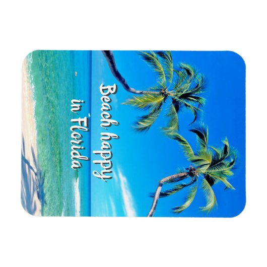 Strand glücklich bei Florida Magnet (Horizontal)