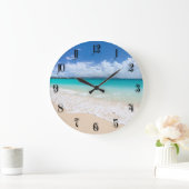 Strand Große Wanduhr (Zuhause)