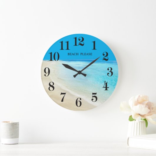 Strand Große Wanduhr (Zuhause)