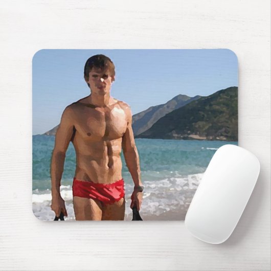 Strand-großes Stück Mousepad (Mit Mouse)