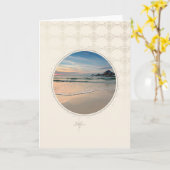 STRAND - Grußkarte Karte (Gelbe Blume)