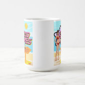 Strand gute Zeit am Strand Kaffeetasse (Mittel)