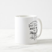 Strand-Haar, TAN-Linien, salzige Luft u. Kaffeetasse (VorderseiteRechts)