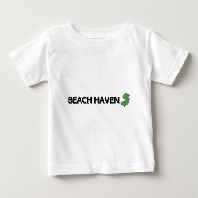Strand-Hafen, New-Jersey Baby T-shirt (Vorderseite)