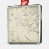 Strand Hamptons, Hampton Silbernes Ornament (Links)