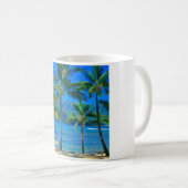 Strand-Hängematte Kauai Hawaii Kaffeetasse (VorderseiteRechts)