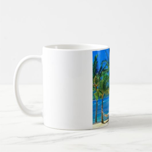 Strand-Hängematte Kauai Hawaii Kaffeetasse (Links)