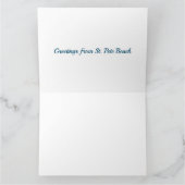 Strand-Hauptstraße-GolfBlvd. St. Peter Karte (Innenseite)