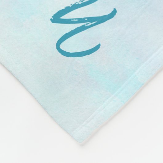 Strand-Haus-Blauwal SeeWhalecome | Name Fleecedecke (Ecke)