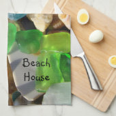 Strand-Haus-kundenspezifische Küchen-Handtücher Handtuch (Viertel Falte)