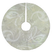 Strand-Haus-Meer Polyester Weihnachtsbaumdecke (Vorderseite)