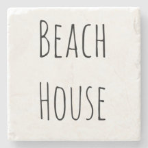 Strand-Haus-Stein-Untersetzer - Rae Dunn