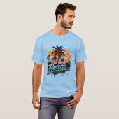 „Strand“ Helle Spritzer  T-Shirt (Vorne ganz)