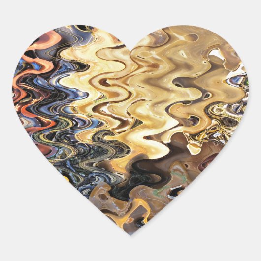 STRAND Herz-Aufkleber (Vorderseite)