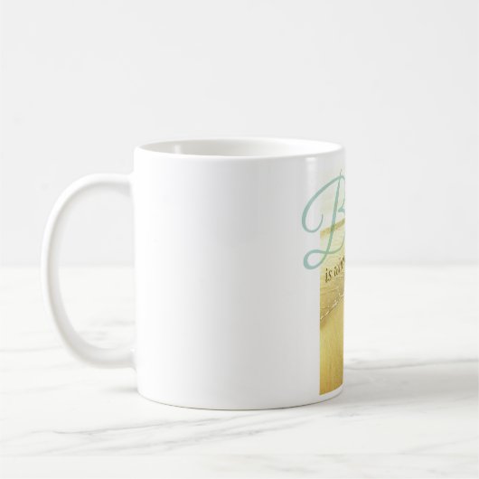 Strand-Herz-Tasse Kaffeetasse (Links)