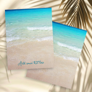 Strand Hintergrund Doppelseitige Leere Hochzeit Pa