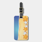Strand Hintergrund, Tag Gepäckanhänger (Vorderseite vertikal)