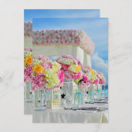 Strand, Hochzeit, Empfang, Tischanordnung, Centerp (Vorne/Hinten)