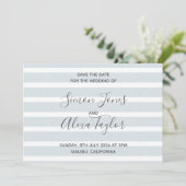 Strand Hochzeit Save-the-Date Save The Date (Stehend Vorderseite)