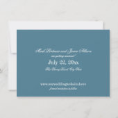 Strand Hochzeit Starfish Sand Dollar Save the Date Einladung (Rückseite)