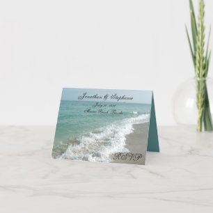 Strand Hochzeit Zielort Einladungskarten