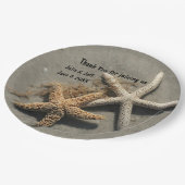 Strand-Hochzeits-Thema-Party-Teller Pappteller (Schrägansicht)