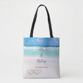 Strand-Hochzeitstaschentuch Tasche (Vorderseite)