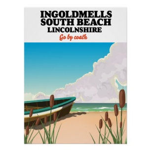Strand Humberston Fitties Lincolnshire Poster