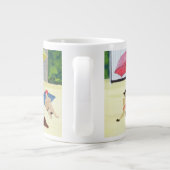 Strand-Hütten 1991 Jumbo-Tasse (Rückseite)