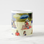 Strand-Hütten 1991 Jumbo-Tasse (Vorderseite)