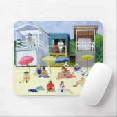 Strand-Hütten 1991 Mousepad (Mit Mouse)