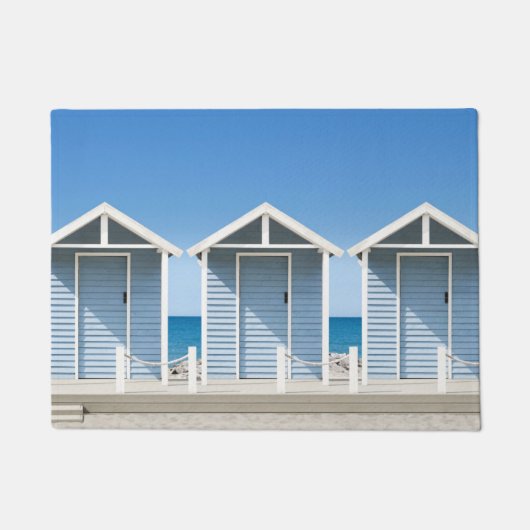 Strand-Hütten 2 Fußmatte (Vorderseite)