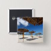 Strand-Hütten |Brazil Button (Vorne & Hinten)