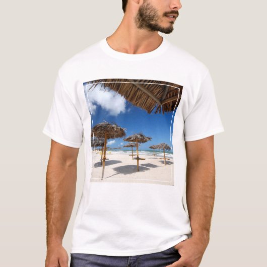 Strand-Hütten |Brazil T-Shirt (Vorderseite)