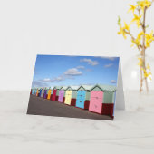 Strand-Hütten Karte (Gelbe Blume)