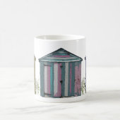 Strand-Hütten-Kunst Kaffeetasse (Mittel)