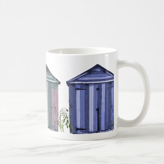 Strand-Hütten-Kunst Kaffeetasse (Rechts)