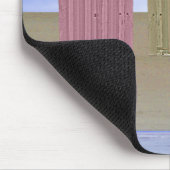 Strand-Hütten-Kunst Mousepad (Ecke)